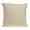 Edge Collections - 20" x 20" - Beige - Timeless Knitted Throw Pillow - 1 Piece